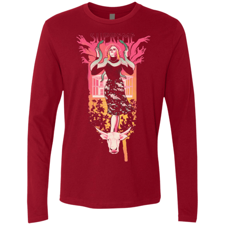 T-Shirts Cardinal / Small Supreme Men's Premium Long Sleeve