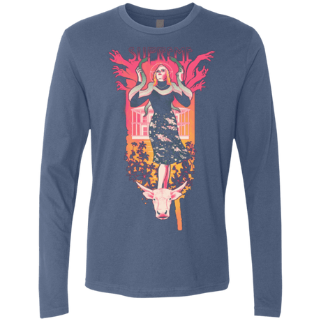 T-Shirts Indigo / Small Supreme Men's Premium Long Sleeve