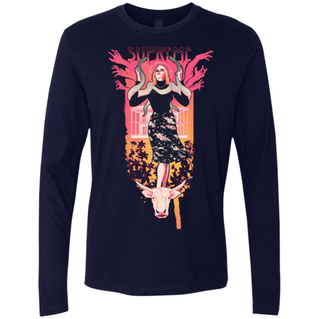 T-Shirts Midnight Navy / Small Supreme Men's Premium Long Sleeve