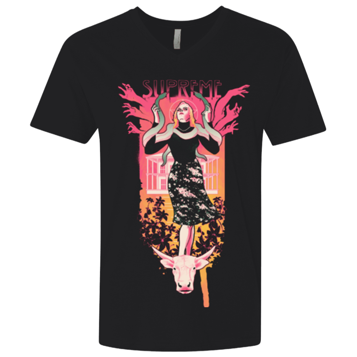 T-Shirts Black / X-Small Supreme Men's Premium V-Neck