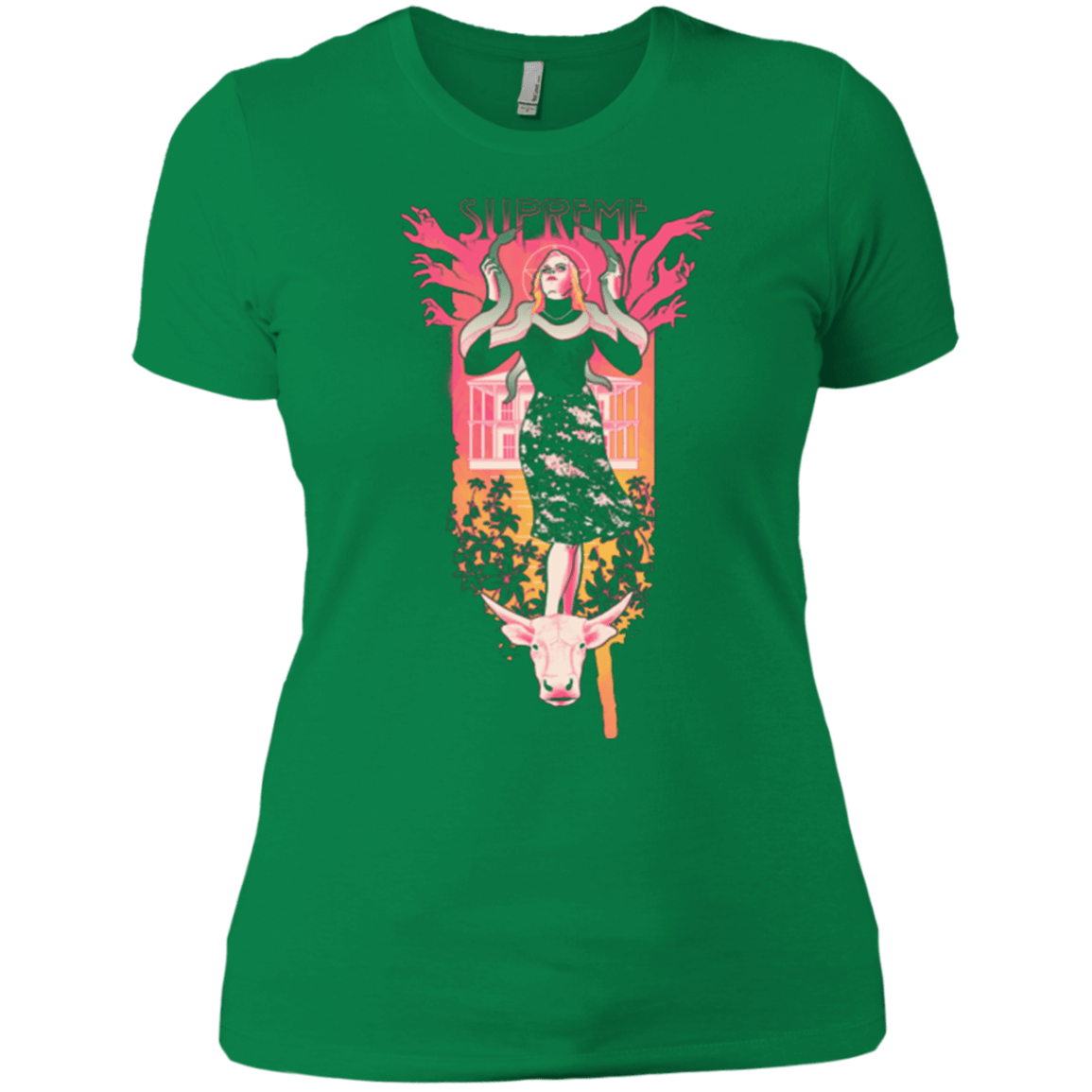 T-Shirts Kelly Green / X-Small Supreme Women's Premium T-Shirt