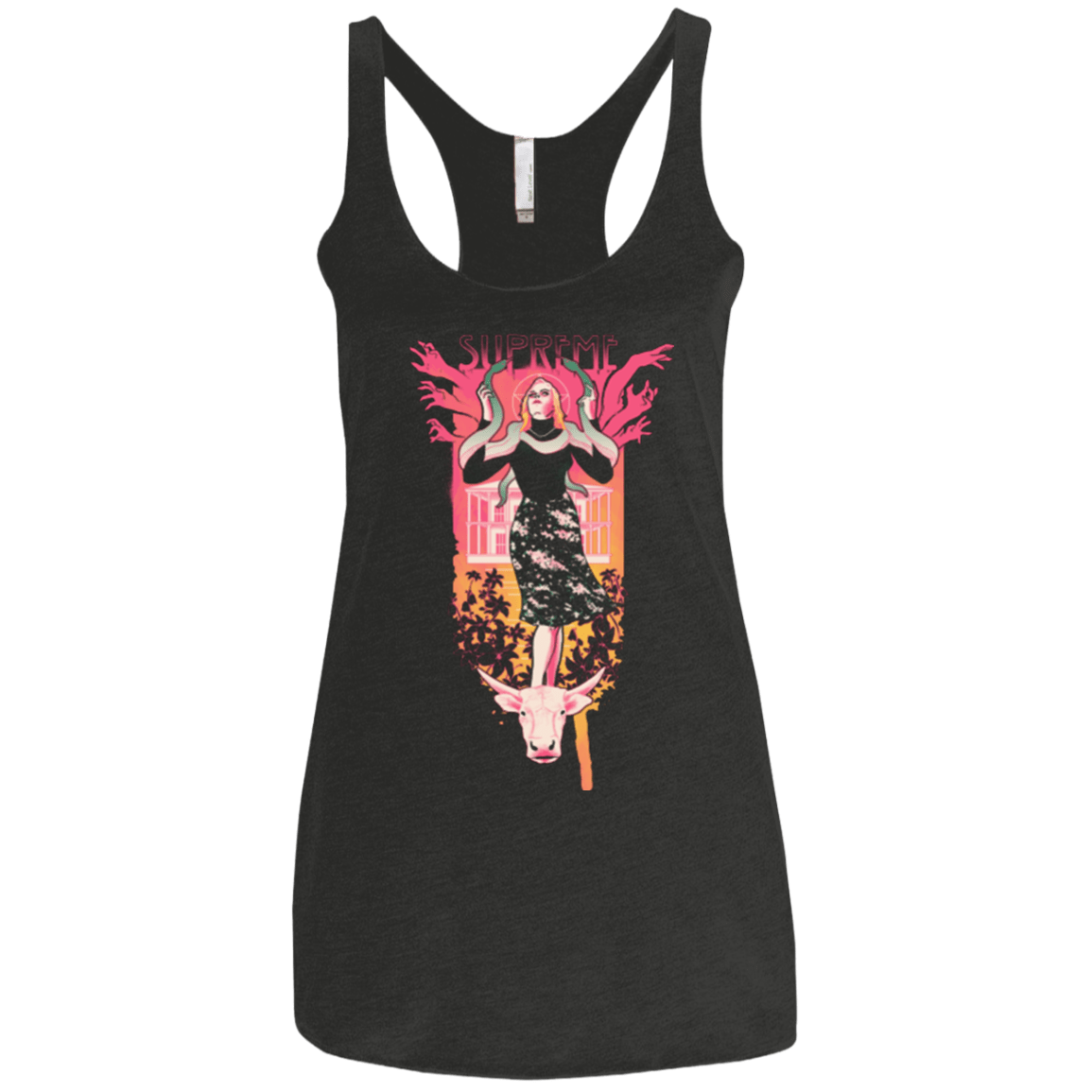 T-Shirts Vintage Black / X-Small Supreme Women's Triblend Racerback Tank