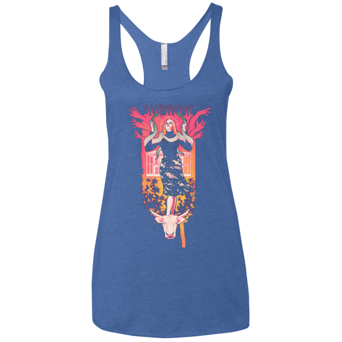 T-Shirts Vintage Royal / X-Small Supreme Women's Triblend Racerback Tank