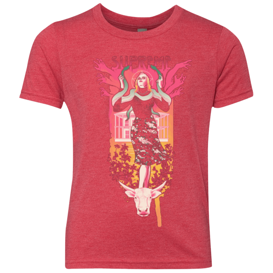 T-Shirts Vintage Red / YXS Supreme Youth Triblend T-Shirt