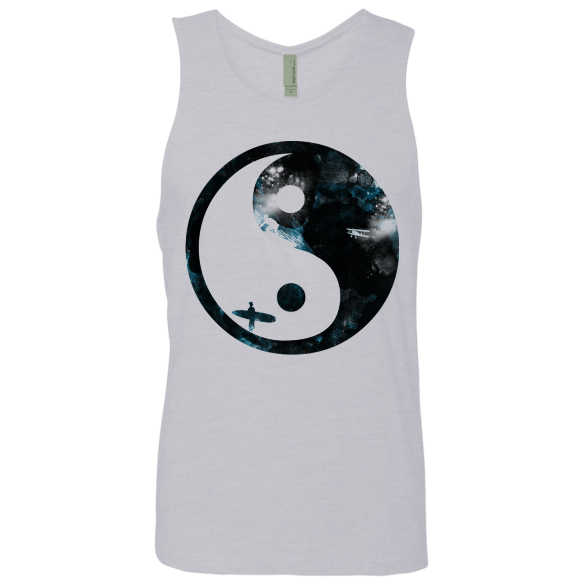 T-Shirts Heather Grey / S Surfin' Men's Premium Tank Top