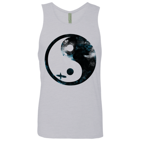 T-Shirts Heather Grey / S Surfin' Men's Premium Tank Top