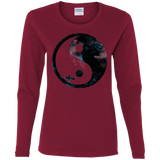 T-Shirts Cardinal / S Surfin' Women's Long Sleeve T-Shirt