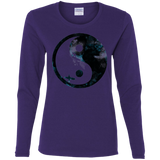 T-Shirts Purple / S Surfin' Women's Long Sleeve T-Shirt