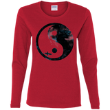T-Shirts Red / S Surfin' Women's Long Sleeve T-Shirt