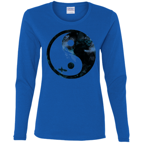 T-Shirts Royal / S Surfin' Women's Long Sleeve T-Shirt