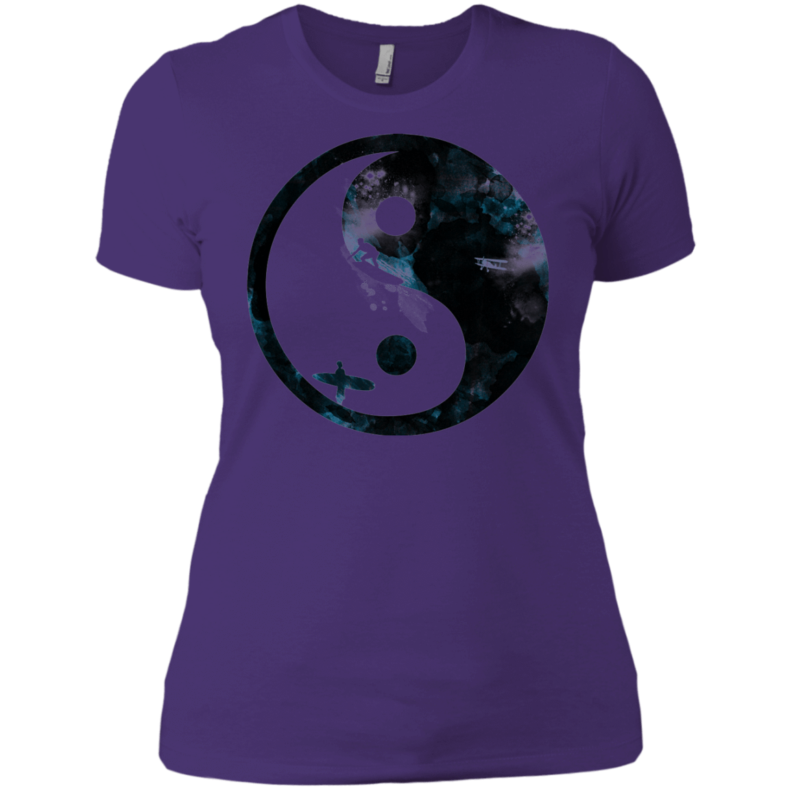 T-Shirts Purple Rush/ / X-Small Surfin' Women's Premium T-Shirt