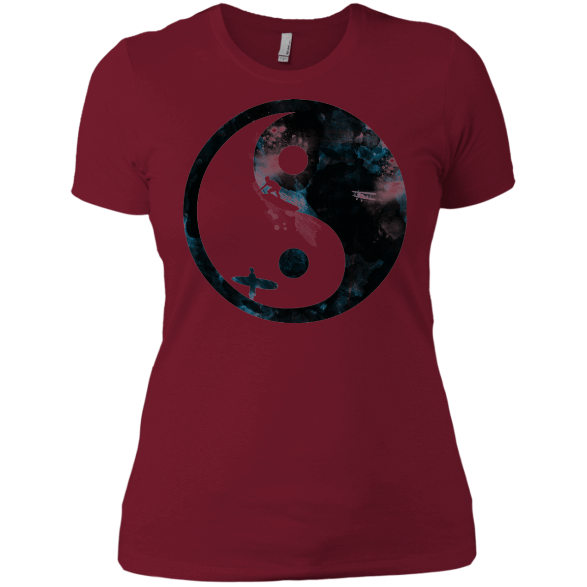 T-Shirts Scarlet / X-Small Surfin' Women's Premium T-Shirt