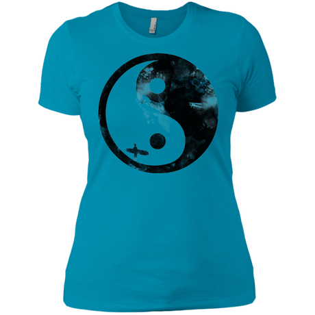 T-Shirts Turquoise / X-Small Surfin' Women's Premium T-Shirt
