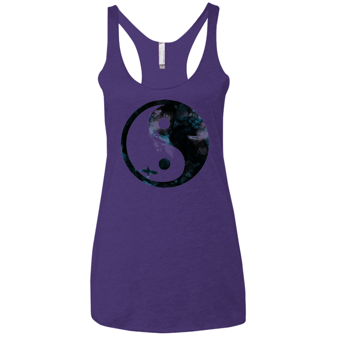 Surfin' Women's Triblend Racerback Tank