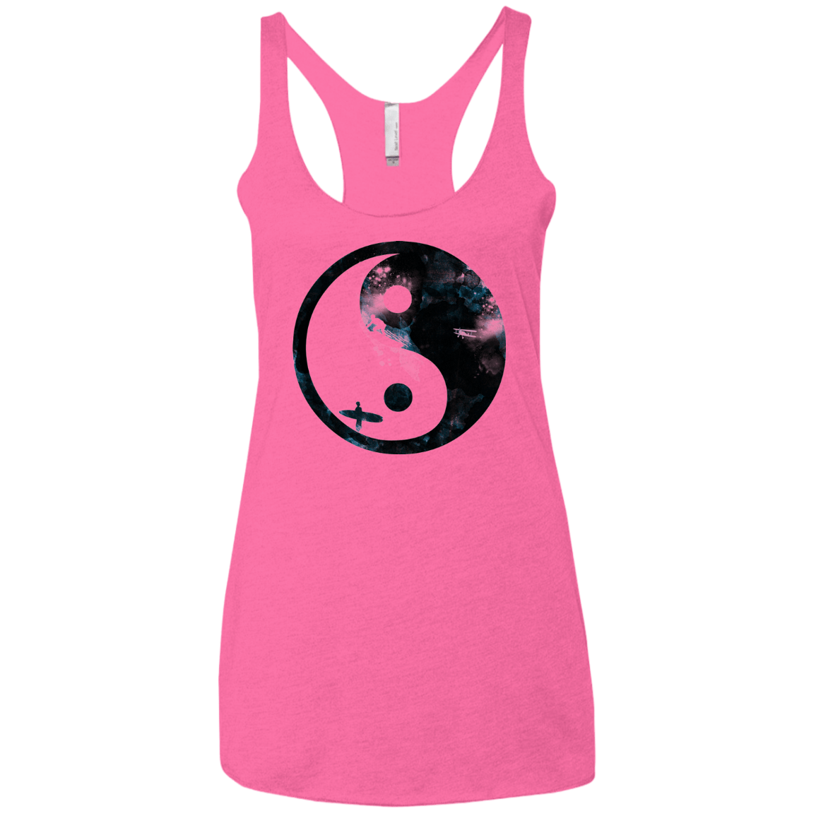 Surfin' Women's Triblend Racerback Tank
