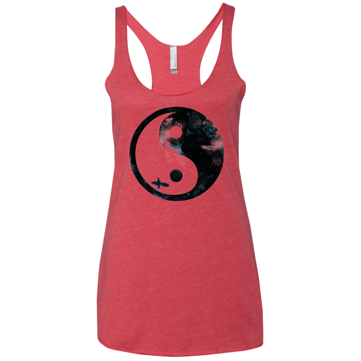 Surfin' Women's Triblend Racerback Tank