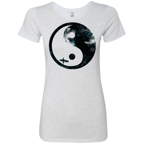 T-Shirts Heather White / S Surfin' Women's Triblend T-Shirt