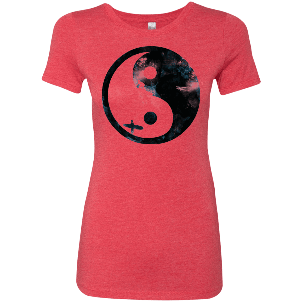 T-Shirts Vintage Red / S Surfin' Women's Triblend T-Shirt