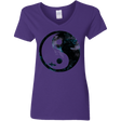 T-Shirts Purple / S Surfin' Women's V-Neck T-Shirt