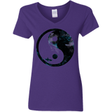 T-Shirts Purple / S Surfin' Women's V-Neck T-Shirt