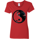 T-Shirts Red / S Surfin' Women's V-Neck T-Shirt