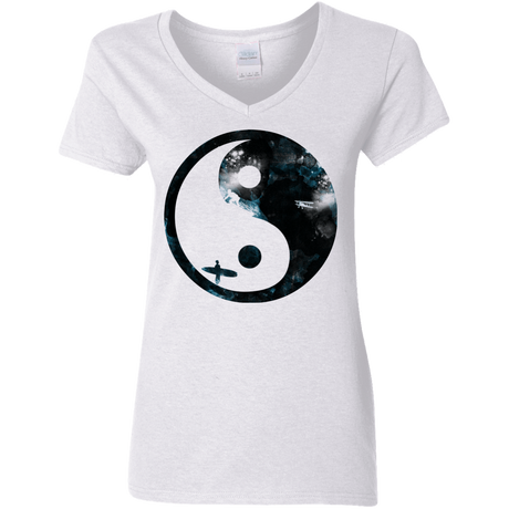 T-Shirts White / S Surfin' Women's V-Neck T-Shirt