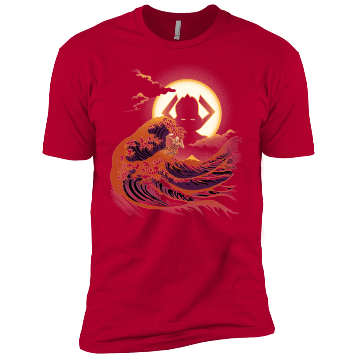 T-Shirts Red / YXS Surfing With The Alien Boys Premium T-Shirt