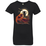 T-Shirts Black / YXS Surfing With The Alien Girls Premium T-Shirt