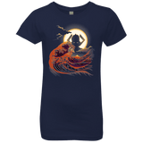 T-Shirts Midnight Navy / YXS Surfing With The Alien Girls Premium T-Shirt