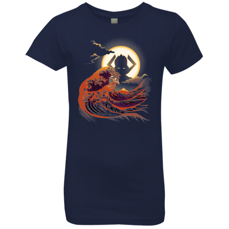 T-Shirts Midnight Navy / YXS Surfing With The Alien Girls Premium T-Shirt