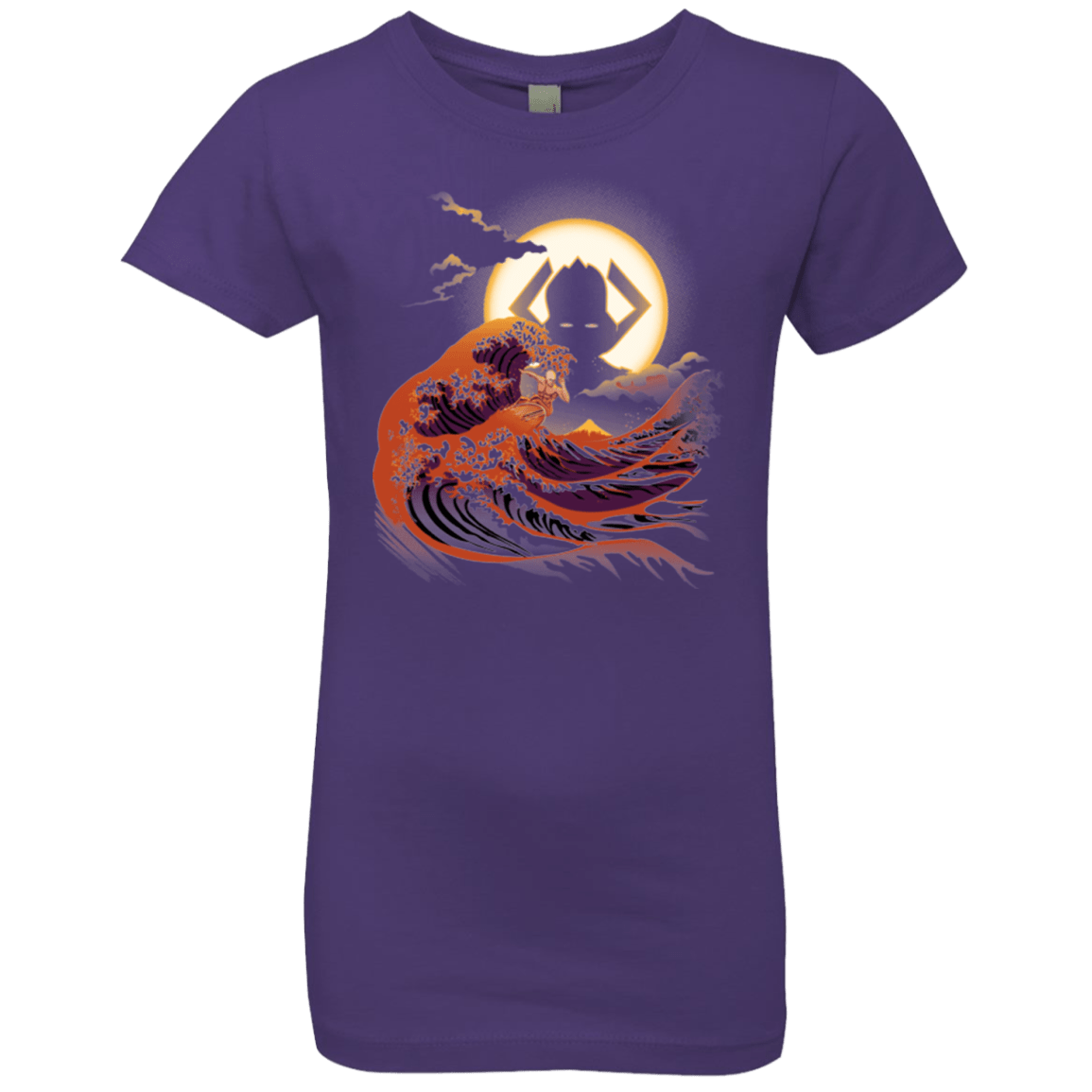 T-Shirts Purple Rush / YXS Surfing With The Alien Girls Premium T-Shirt