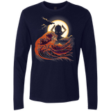 T-Shirts Midnight Navy / Small Surfing With The Alien Men's Premium Long Sleeve