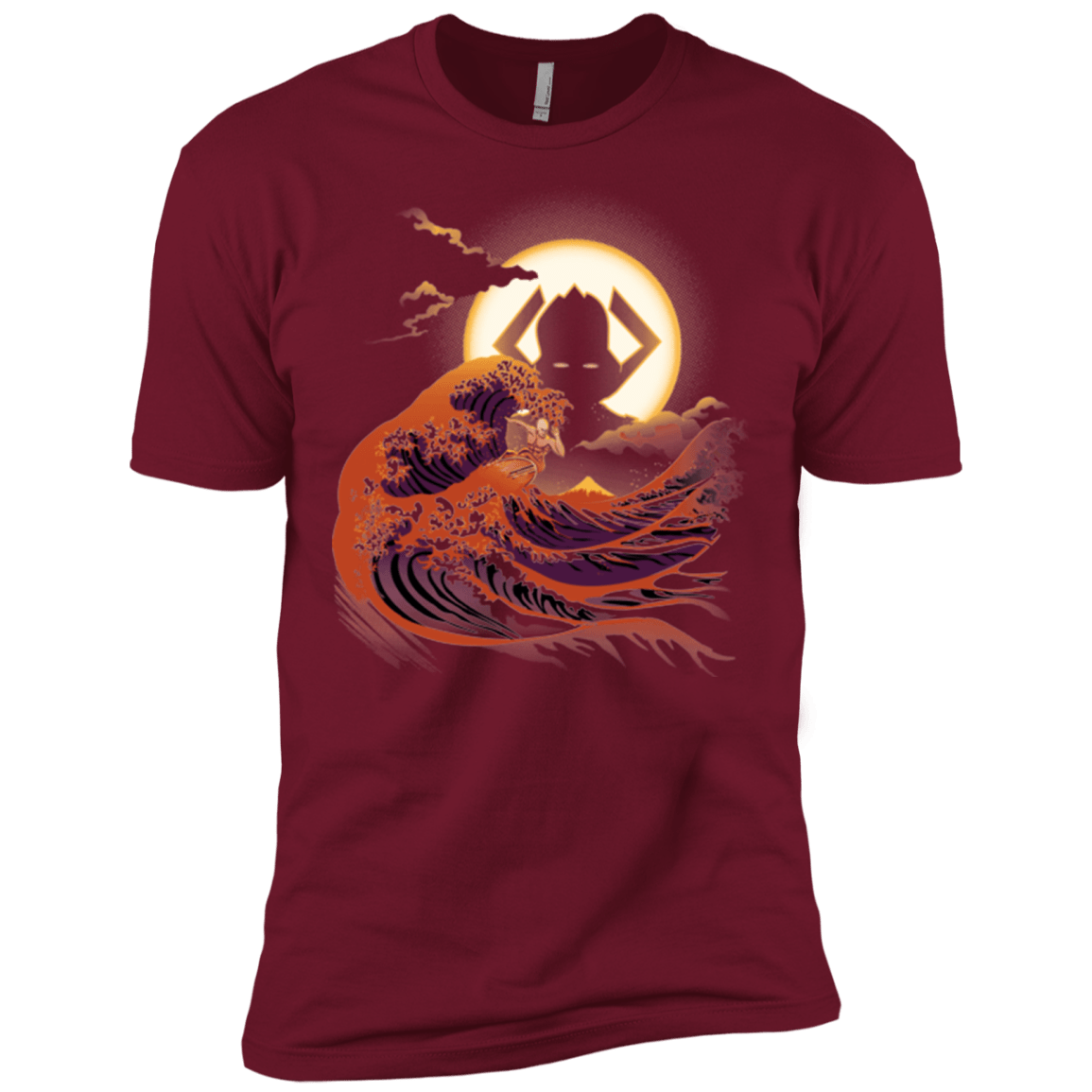 T-Shirts Cardinal / X-Small Surfing With The Alien Men's Premium T-Shirt