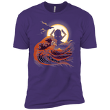 T-Shirts Purple / X-Small Surfing With The Alien Men's Premium T-Shirt