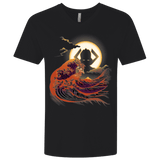T-Shirts Black / X-Small Surfing With The Alien Men's Premium V-Neck
