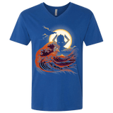 Surfing With The Alien Men's Premium V-Neck