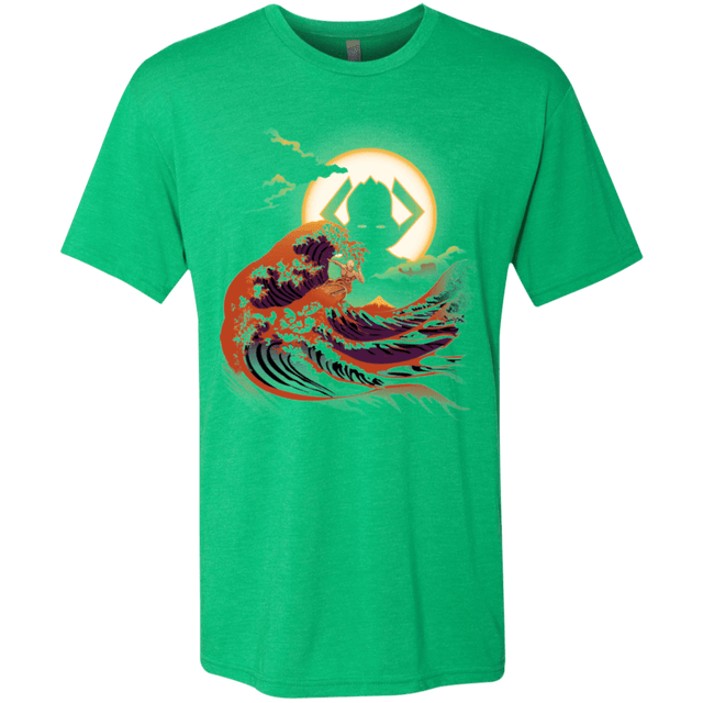 T-Shirts Envy / Small Surfing With The Alien Men's Triblend T-Shirt