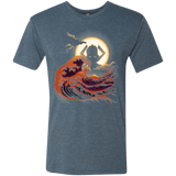 T-Shirts Indigo / Small Surfing With The Alien Men's Triblend T-Shirt