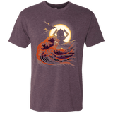 T-Shirts Vintage Purple / Small Surfing With The Alien Men's Triblend T-Shirt