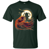 T-Shirts Forest Green / Small Surfing With The Alien T-Shirt