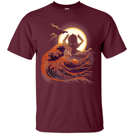 T-Shirts Maroon / Small Surfing With The Alien T-Shirt