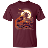 T-Shirts Maroon / Small Surfing With The Alien T-Shirt
