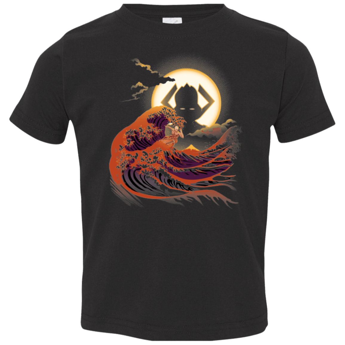 T-Shirts Black / 2T Surfing With The Alien Toddler Premium T-Shirt