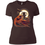 T-Shirts Dark Chocolate / X-Small Surfing With The Alien Women's Premium T-Shirt