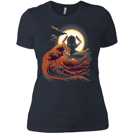 T-Shirts Indigo / X-Small Surfing With The Alien Women's Premium T-Shirt