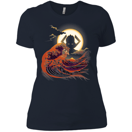 T-Shirts Midnight Navy / X-Small Surfing With The Alien Women's Premium T-Shirt