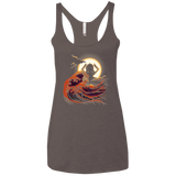 T-Shirts Macchiato / X-Small Surfing With The Alien Women's Triblend Racerback Tank