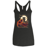 T-Shirts Vintage Black / X-Small Surfing With The Alien Women's Triblend Racerback Tank