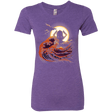 T-Shirts Purple Rush / Small Surfing With The Alien Women's Triblend T-Shirt