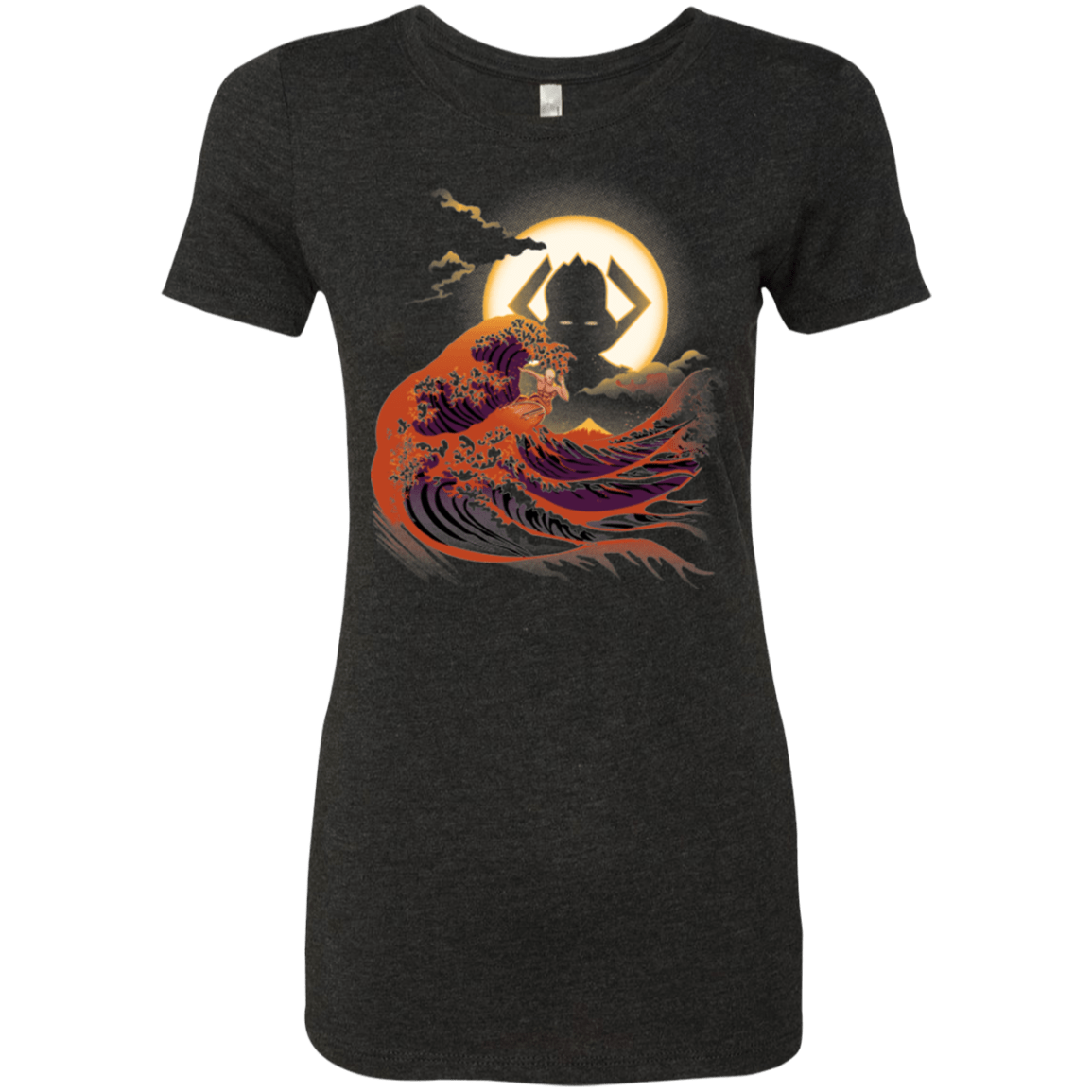 T-Shirts Vintage Black / Small Surfing With The Alien Women's Triblend T-Shirt